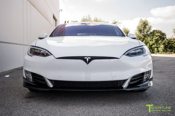 T-Sportline Tesla Model S Carbon Fiber Front Apron (2016 - Prese