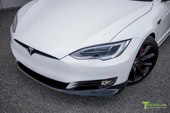 T-Sportline Tesla Model S Carbon Fiber Front Apron (2016 - Prese