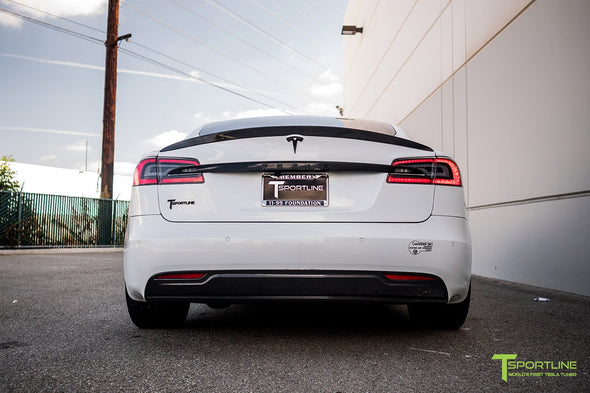 T-Sportline Tesla Model S Carbon Fiber Rear Diffuser (2016 - Pre