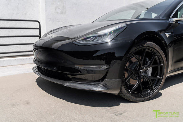 T-Sportline Tesla Model 3 Carbon Fiber Front Apron