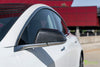 T-Sportline Tesla Model 3 Carbon Fiber Side Mirror Caps (Set of 