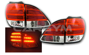 Lexus RX300 1998-2000 Red & Clear LED Taillight