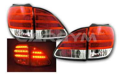 Lexus RX300 2001-2003 Red & Clear LED Taillight