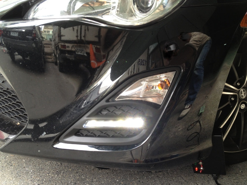 TOYOTA GT86 SCION FR-S SUBARU BRZ LED DRL w/ Fog Lamp Cover Kit – CarGym