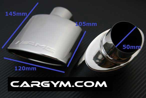 Mercedes-Benz AMG Oval Style Exhaust Tips
