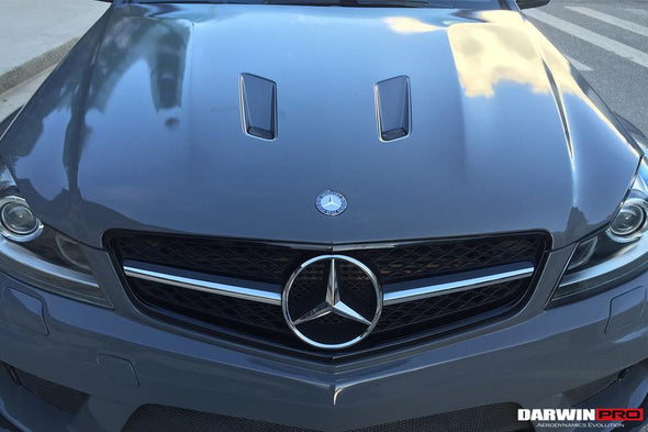 Darwinpro 2012-2014 Mercedes Benz W204 C Class BKSS Style Hood (Not Fit AMG)