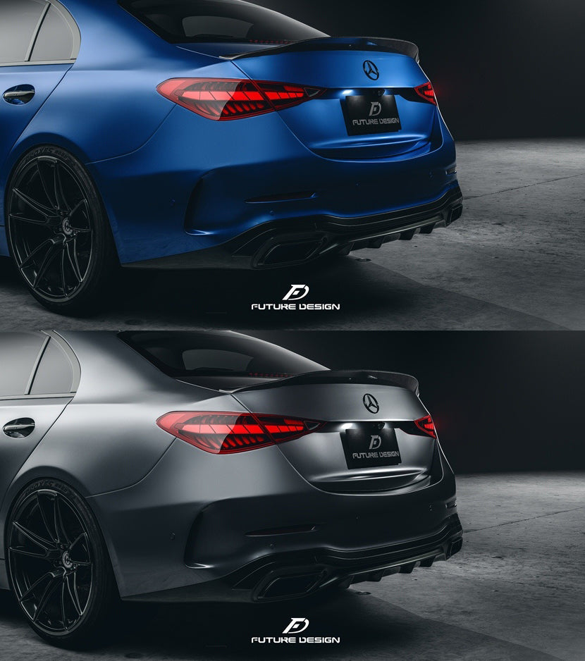 Future Design Carbon Fiber Rear Spoiler for Mercedes-Benz C-Class W206 CarGym Future Design Carbon Fiber Rear Spoiler for Mercedes-Benz C-Class W206 CarGym