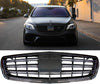 Mercedes-Benz 2013-2020 W222 S-Class S65 AMG Black Chrome Front Grill Set
