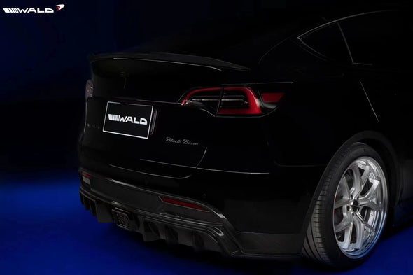 Wald SpaceX Carbon Fiber Rear Diffuser w/LED for Tesla Model Y