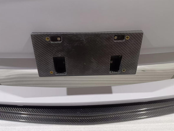 Wald SpaceX LED Front Bumper w/ Carbon Fiber Front Lip for Tesla Model Y