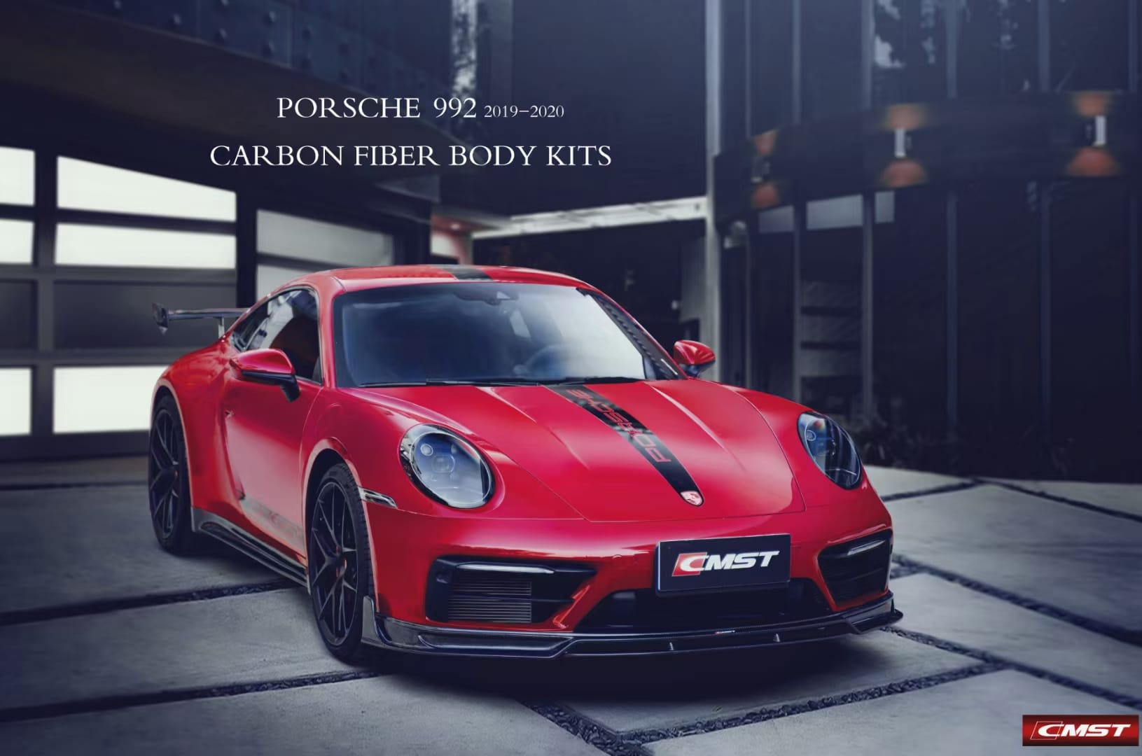  Fit for Porsche 911 992 2019 Real Carbon Fiber Central