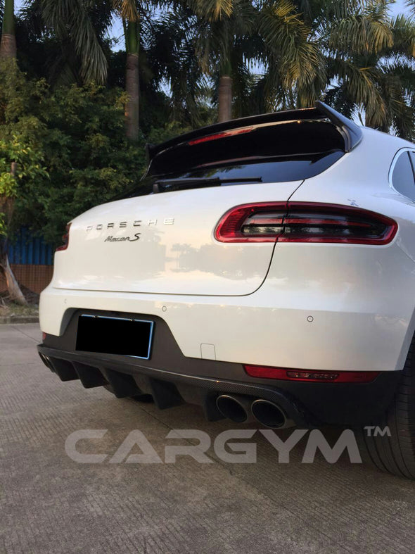 Porsche Macan Carbon Fiber Rear Roof Spoiler