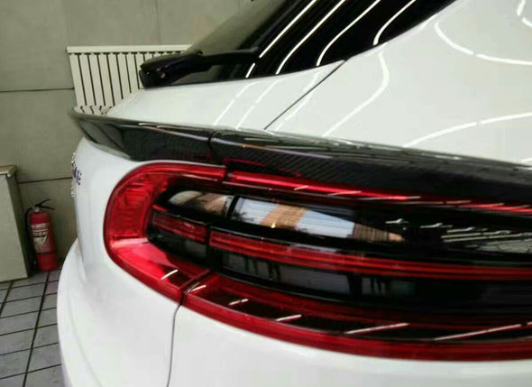 TOPCAR Style Porsche Macan Carbon Fiber Rear Trunk Spoiler