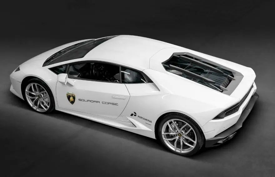 Capristo Glass Engine Bonnet in Carbon for Lamborghini Huracan Coupe
