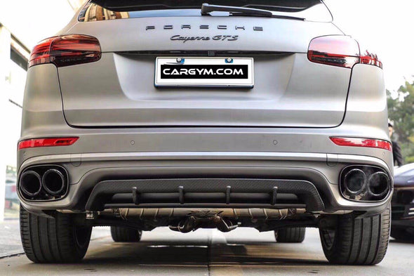 Carbon Fiber Rear Diffuser for Porsche Cayenne 2015+