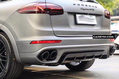 Carbon Fiber Rear Diffuser for Porsche Cayenne 2015+