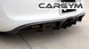 Porsche Boxster Cayman 981 Dry Carbon Fiber Rear Diffuser
