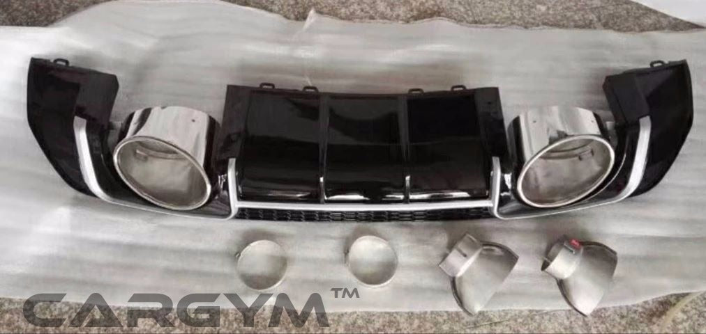 Audi TT MK3 2014+ TT RS Style Rear Diffuser with Exhaust Tips (PP) – CarGym