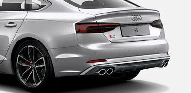 AUDI A5 2018+ (S5 STYLE) REAR DIFFUSER WITH QUAD EXHAUST TIPS