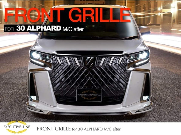 Wald Japan Front Grill for 2019+ Toyota Alphard 30