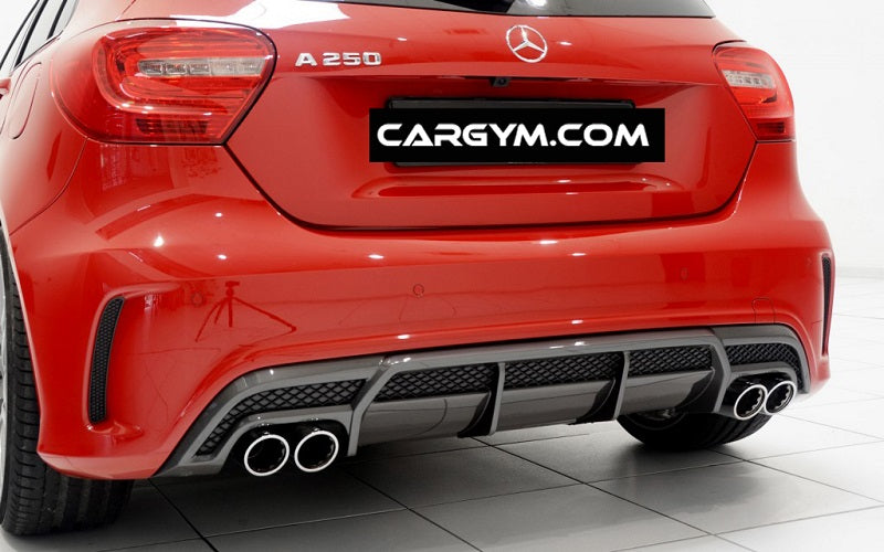 Mercedes-Benz W176 A-Class B Style Carbon Fiber Rear Diffuser – CarGym