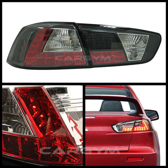 Mitsubishi Lancer / Evo X 2008+ Black Housing LED Taillight