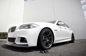 BMW F10 5-Series (M-Sport Use) ARKYM Style Carbon Front Spoiler