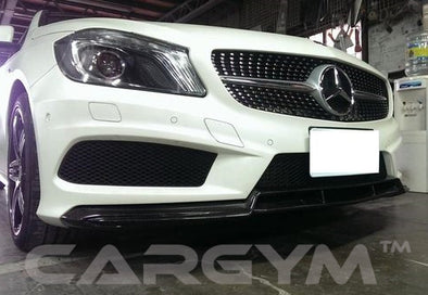 Mercedes-Benz A-Class W176 AMG B Style Carbon Fiber Front Lip