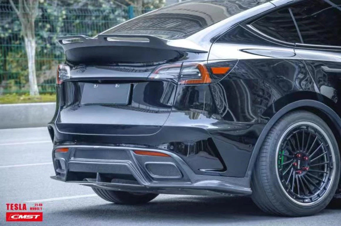 CMST Tuning Carbon Fiber Rear Bumper Version 1 for Tesla Model Y – CarGym