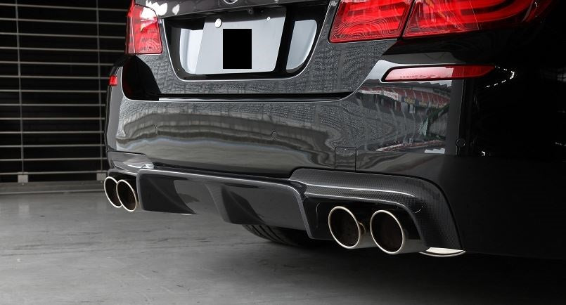 BMW F10 5-Series M5 3D Design Style Carbon Fiber Rear Diffuser – CarGym