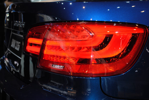 BMW E92 3-Series LCI Facelift OEM Red & Clear LED Taillight