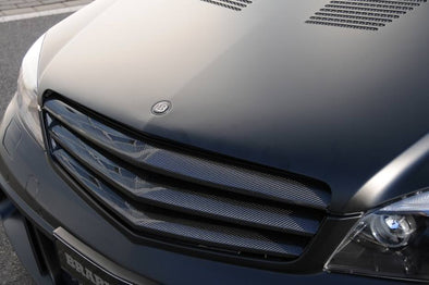 Mercedes-Benz W204 C-Class Brabus Style Carbon Fiber Front Grill – CarGym