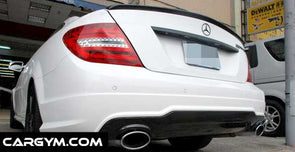 Mercedes-Benz 2012+ W204 AMG Style Carbon Rear Diffuser