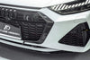 Future Design Blaze Carbon Fiber Front Grill Side Overlay for Audi RS6 C8 2020-2022