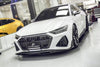 Future Design Blaze Carbon Fiber Front Lip Splitter for Audi RS6 C8 2020-2022