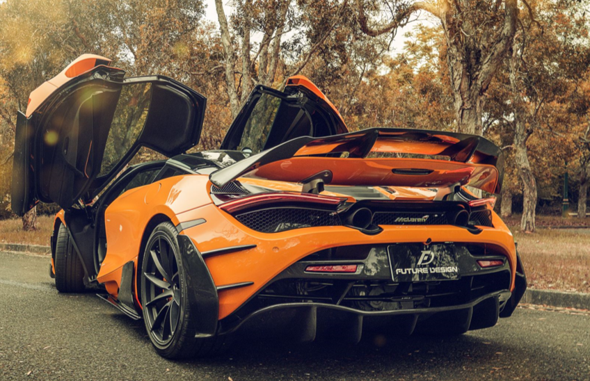 720s Modified Rear Future Design Carbon Fiber Rear Diffuser for McLaren 720S – CarGym