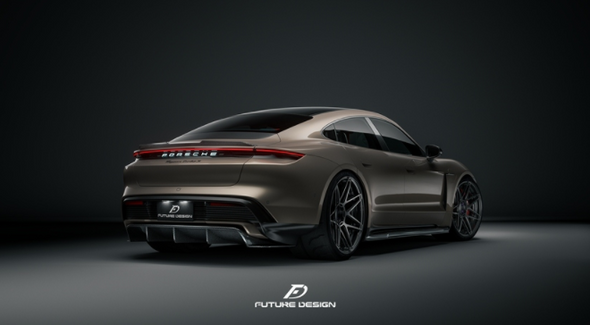 Future Design Carbon Fiber Rear Spoiler for Porsche Taycan Base & 4S & Turbo & Turbo S