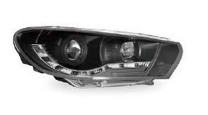 Volkswagen Scirocco III LED Black Projector Headlight