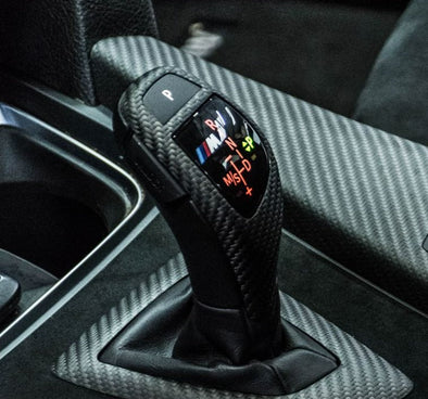 carbon fiber gear BMW F30/F31/F32/F34 M Performance Gear Shifter Carbon Fiber Carbon – CarGym