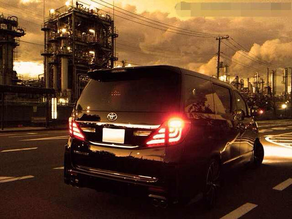Toyota Alphard 2008+ LED Red & Clear Taillight