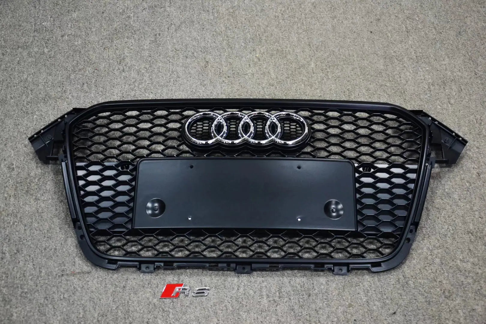 Front Bumper Mesh Grille Black Replacement For 2009-2012 Audi A4/S4 B8 RS4 Style Front Bumper Mesh Grille Black Replacement For 2009-2012 Audi A4/S4 B8 RS4 Style
