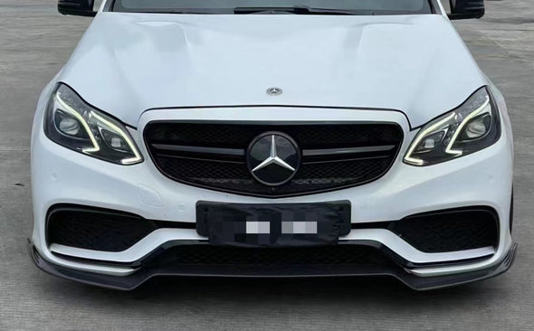 Mercedes-Benz E-Class Facelift Coupe W207 Full Gloss Black AMG E63 Style Front Grill