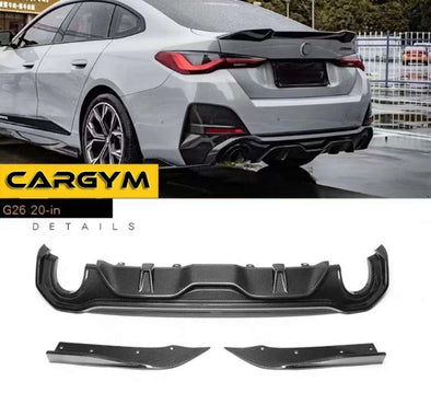 BMW 4-Series G26 GranCoupe 2020+ Carbon Fiber Rear Diffuser by CarGym