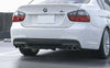 BMW E90 3-Series 3D Design Carbon Rear Diffuser (Dual Outlets)