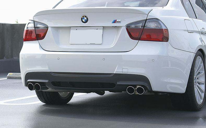 BMW E90 3-Series 3D Design Carbon Rear Diffuser (Dual Outlets) – CarGym