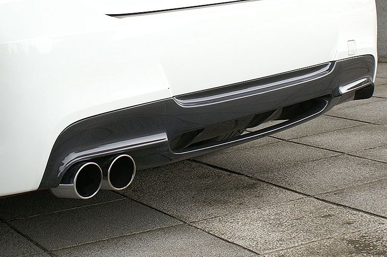 BMW E90 3-Series 3D Design Carbon Rear Diffuser (Single Outlet) – CarGym