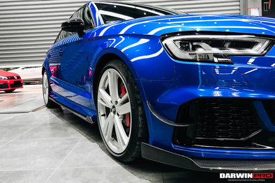 Darwinpro 2019-2020 Audi RS3 BKSS Style Carbon Fiber Front Canards