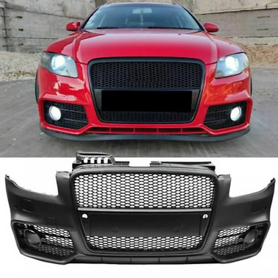 AUDI A4 B7 Rieger Tuning Rs4 Style Body Kit RARE Front and Rear Bumper  Valance for sale online