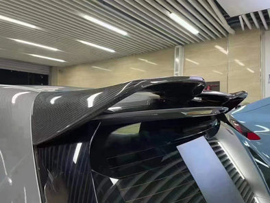 TAKD Carbon Fiber Roof Spoiler for Mercedes Benz A45 A35 A220 Hatchback W177 2019+
