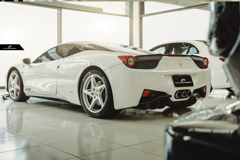 Ferrari 458 Build Rear Wing Future Design Dry Carbon Fiber Rear Spoiler Wing for Ferrari 458 Itali ...